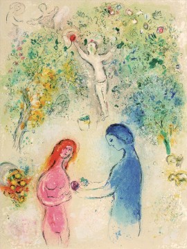  biblical - Biblical Message contemporary lithograph Marc Chagall